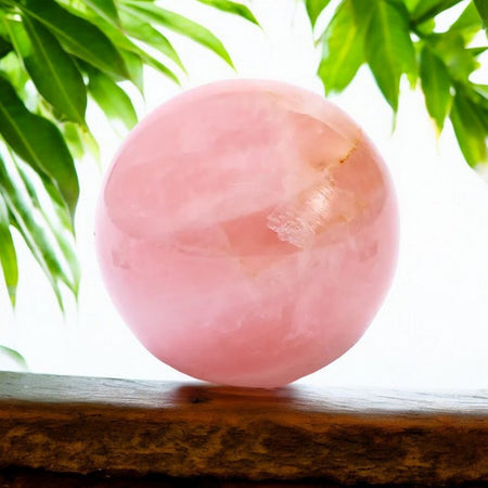 sfera quarzo rosa feng shui 4 cm per amore e armonia