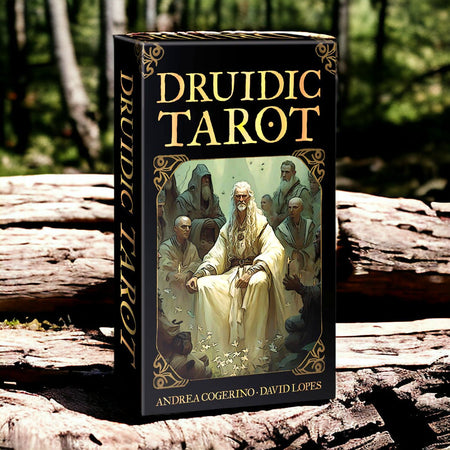 tarocchi del druido andrea cogerino copertina con simboli celtici