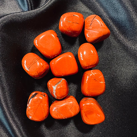 diaspro rosso burattato pietra naturale per energia e coraggio