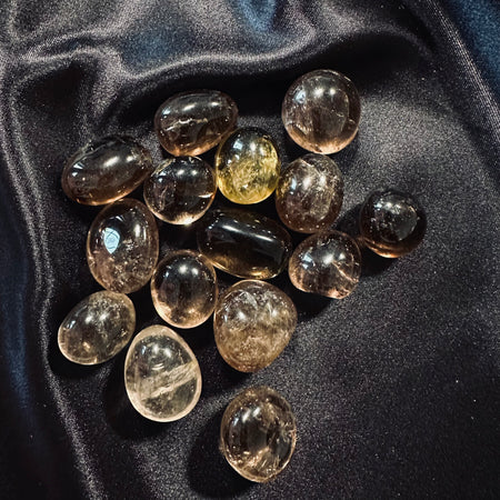 quarzo fumé burattato pietra naturale protezione energie negative