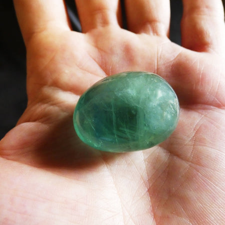 fluorite verde burattata pietra naturale rilassante 3-4 cm