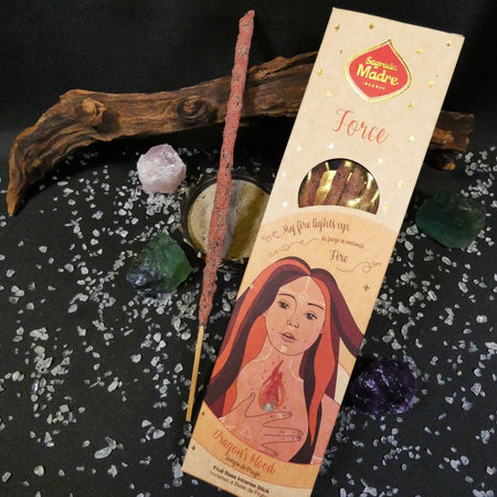 incenso naturale fuoco sagrada madre aroma fruttato energizzante