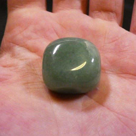 gemma avventurina verde scintillante per meditazione e motivazione