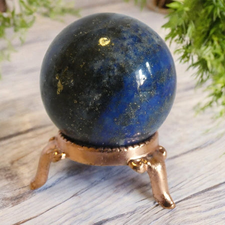 sfera blu 4 cm in pietra semipreziosa per equilibrio energetico