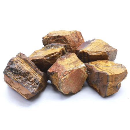 Pietra grezza di Occhio di Tigre naturale con sfumature dorate e marroni