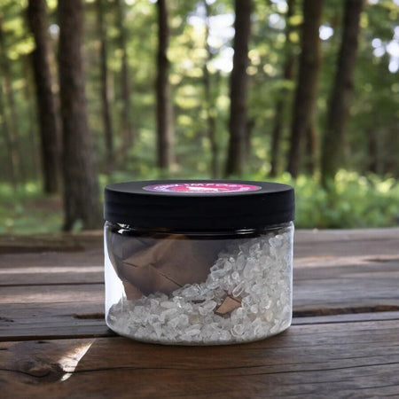 set purificazione cristalli con ematite e cristallo di rocca naturali