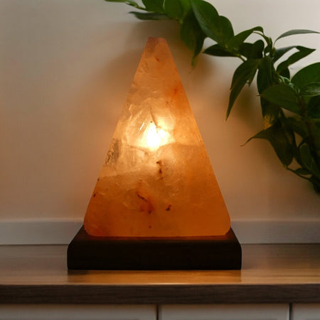 lampada piramide sale rosa himalaya 3kg luce calda rilassante