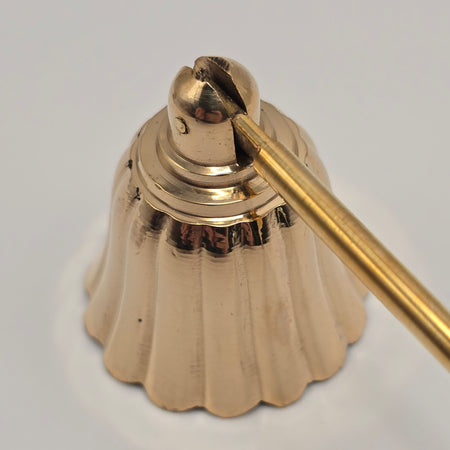 Spegni Candela in Metallo Dorato (25 cm)