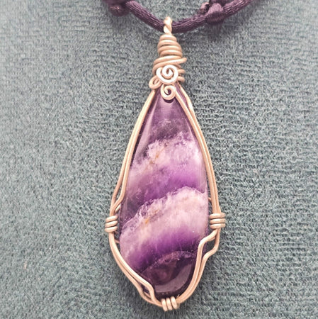 Amuleto in Ametista Messicana a Goccia AAA (Varie Misure)