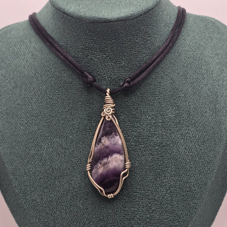 Amuleto in Ametista Messicana a Goccia AAA (Varie Misure)