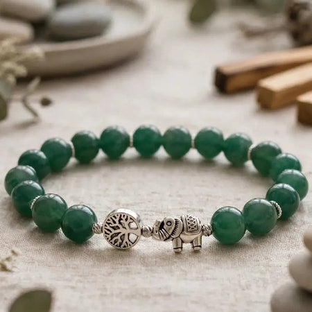 Bracciale "Rifugio di Abbondanza" con Avventurina Verde