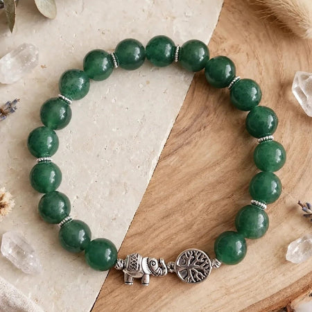 Bracciale "Rifugio di Abbondanza" con Avventurina Verde